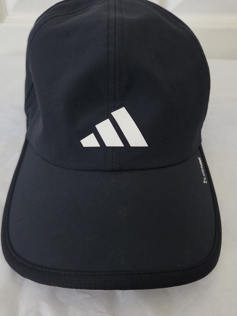 adidas Black Cap with White Logo